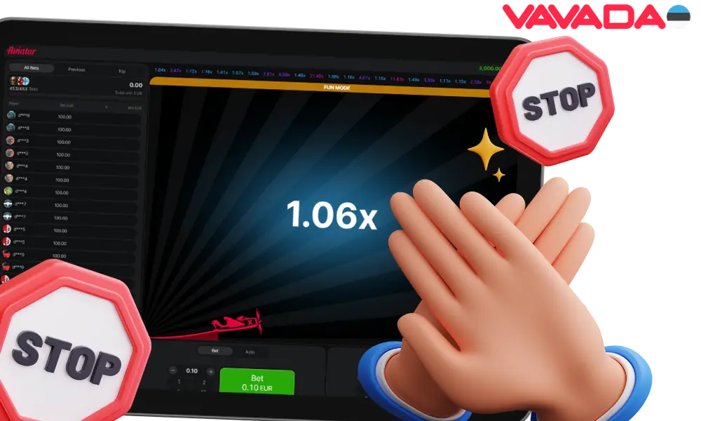 Vavada kasiinos järgitakse vastutustundliku mängimise reegleid