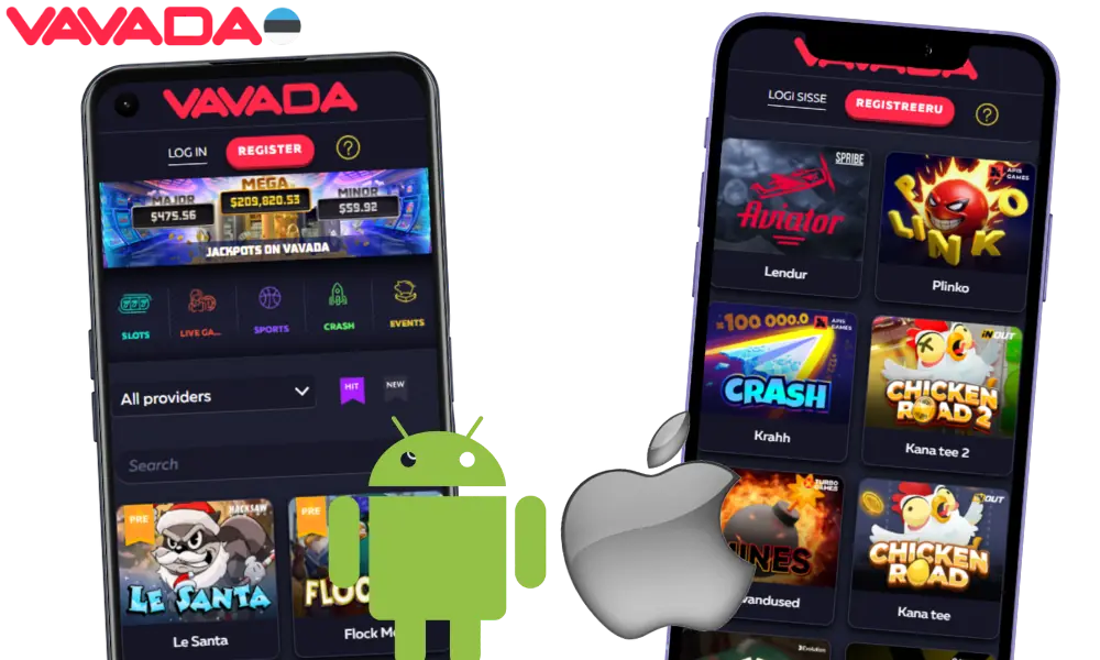 Vavada on nutitelefonides täiesti tasuta kättesaadav